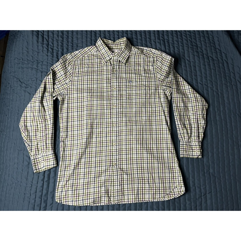 Southern Tide Classic Fit Shirt Men's Size Medium Plaid Long Sleeve Button Up